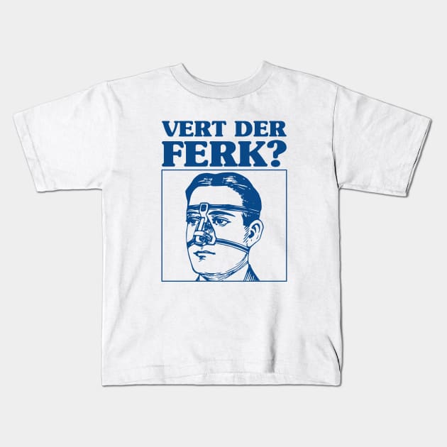 Ferk Face Kids T-Shirt by Riel